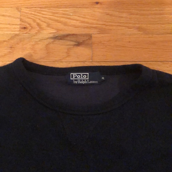 Polo sweartshirt/sweater with fleece backing - Picture 2 of 4